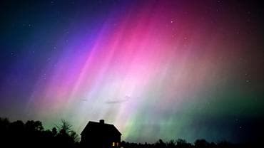 The storm was of such intensity that experts said it could produce northern lights as far south in the US as Northern California. 